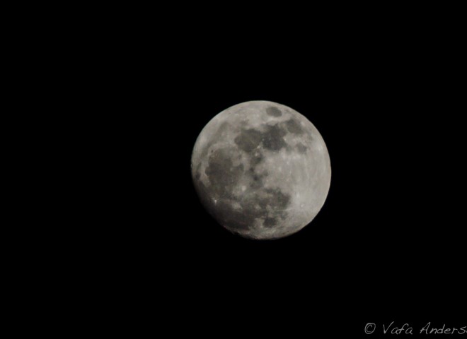 A Rare Sight in Tianjin China, The Full Moon