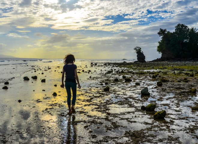 Exploring the Beach in the Philippines